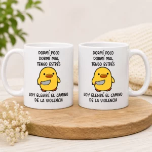 Taza Dormi Poco, Dormi Mal