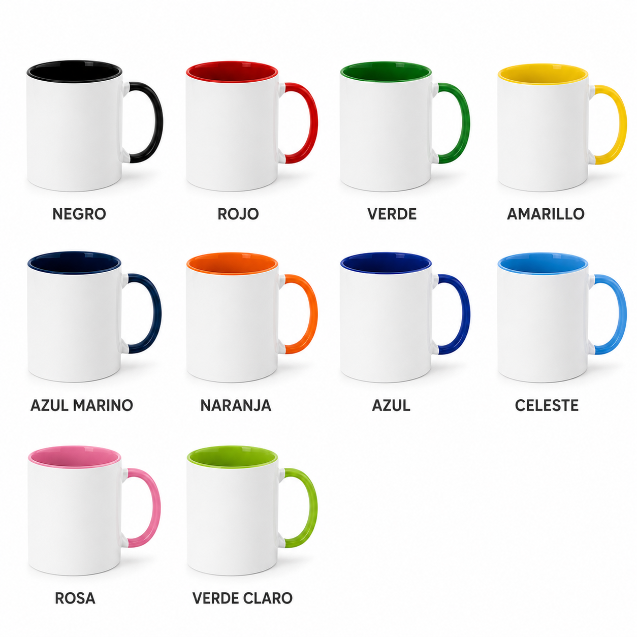 Colores Tazas Colores Tazas